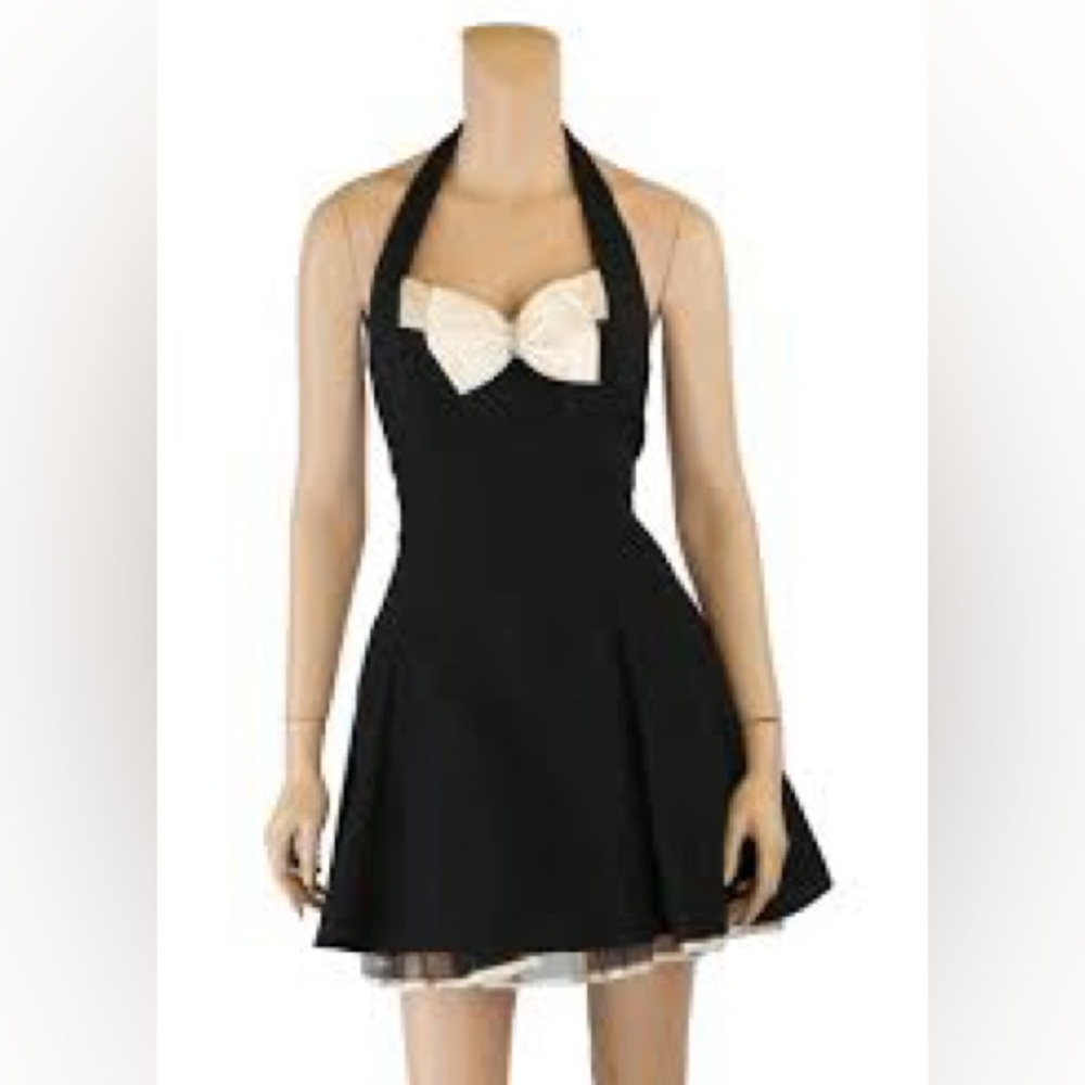 VINTAGE SILK velvet Pinup girl puffy dress 80s